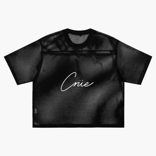 See-through Boxy Net T-Shirt